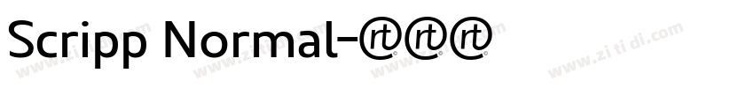 Scripp Normal字体转换 Scripp Normal字体转换
